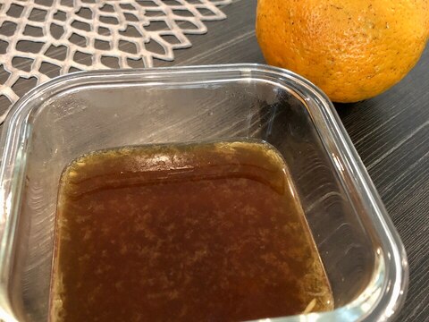 レンジで☆橙の自家製ポン酢